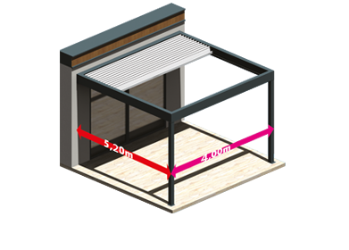 Pergola-med-lamelltak-KRISTIANSAND-uteluksus-størelse-1 Pergola-med-lamelltak-KRISTIANSAND-uteluksus-størelse-1