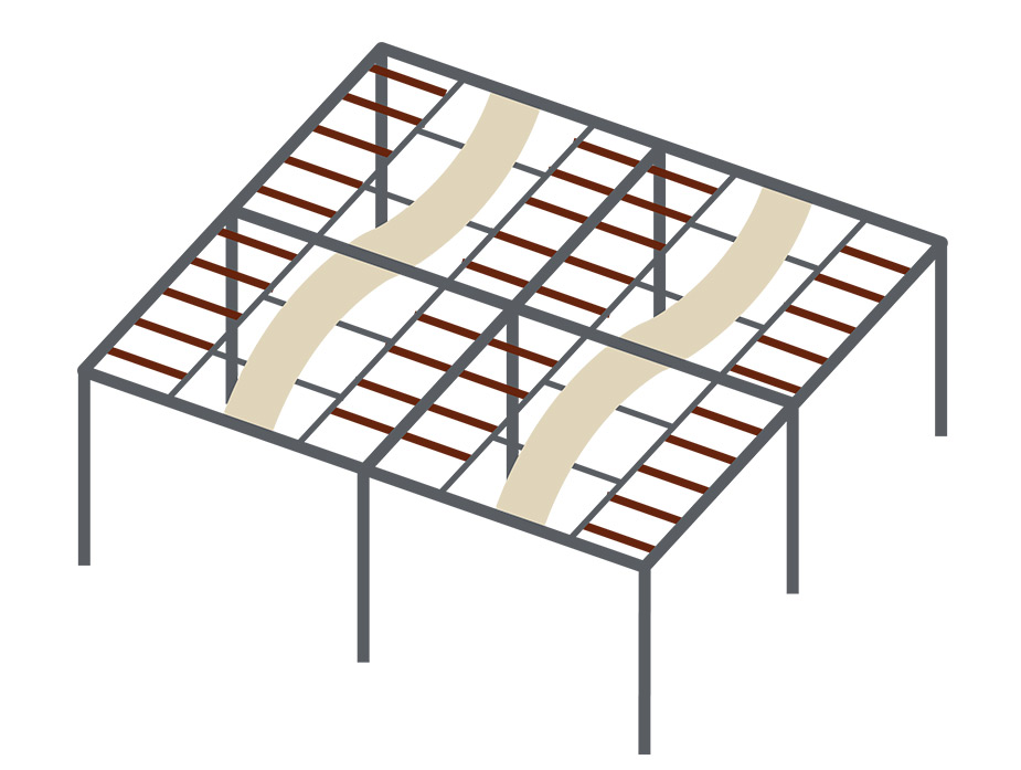 Aluminium pergola decco med stoffduk uteluksus 4