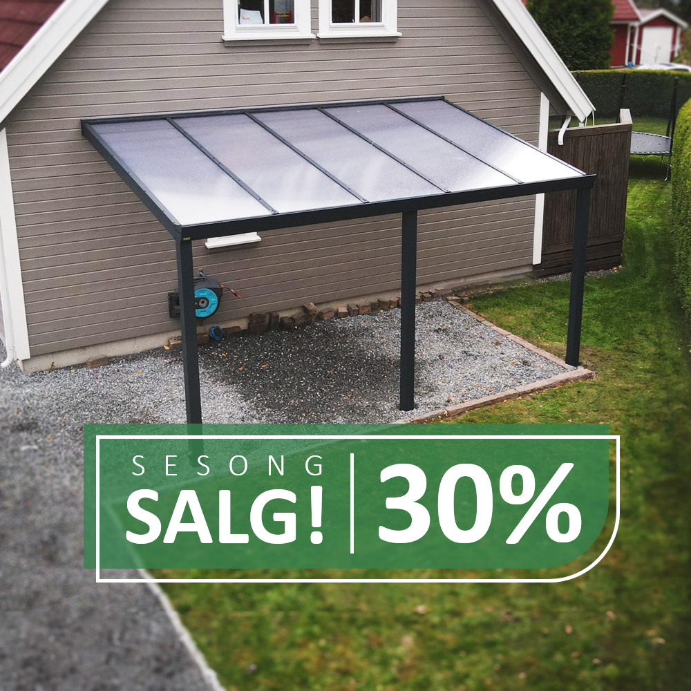 Carport Nord Roof B300 sesongsalg