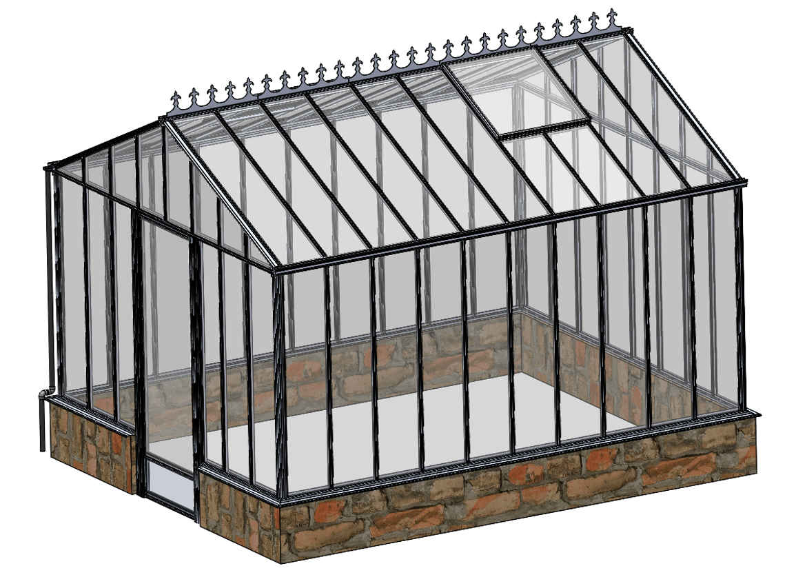 Drivhus på mur – Drønning - Bilde 3