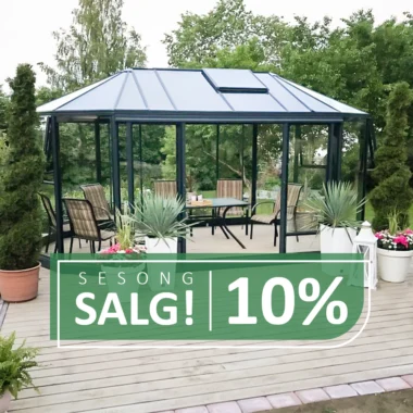 Oval drivhus orangeri Ovalja 400