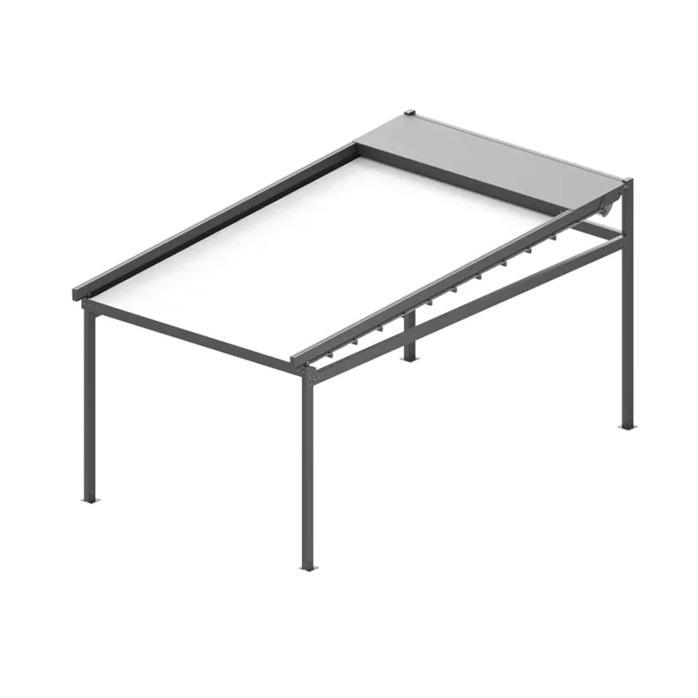 Pergola med skrått duktak Tønsberg - Bilde 8