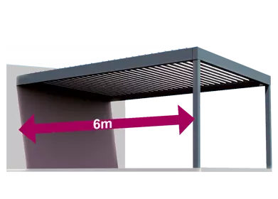 Pergola med lamelltak Stavanger - Bilde 5