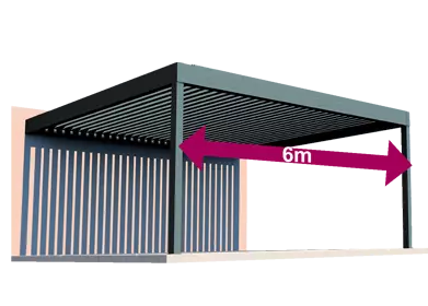 Pergola med lamelltak Stavanger - Bilde 4