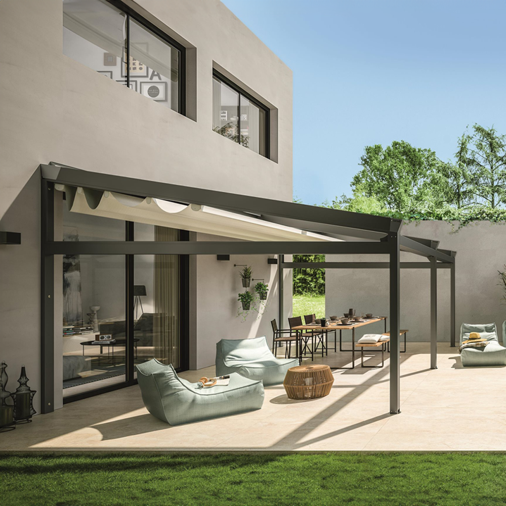 Pergola med skrått duktak Tønsberg