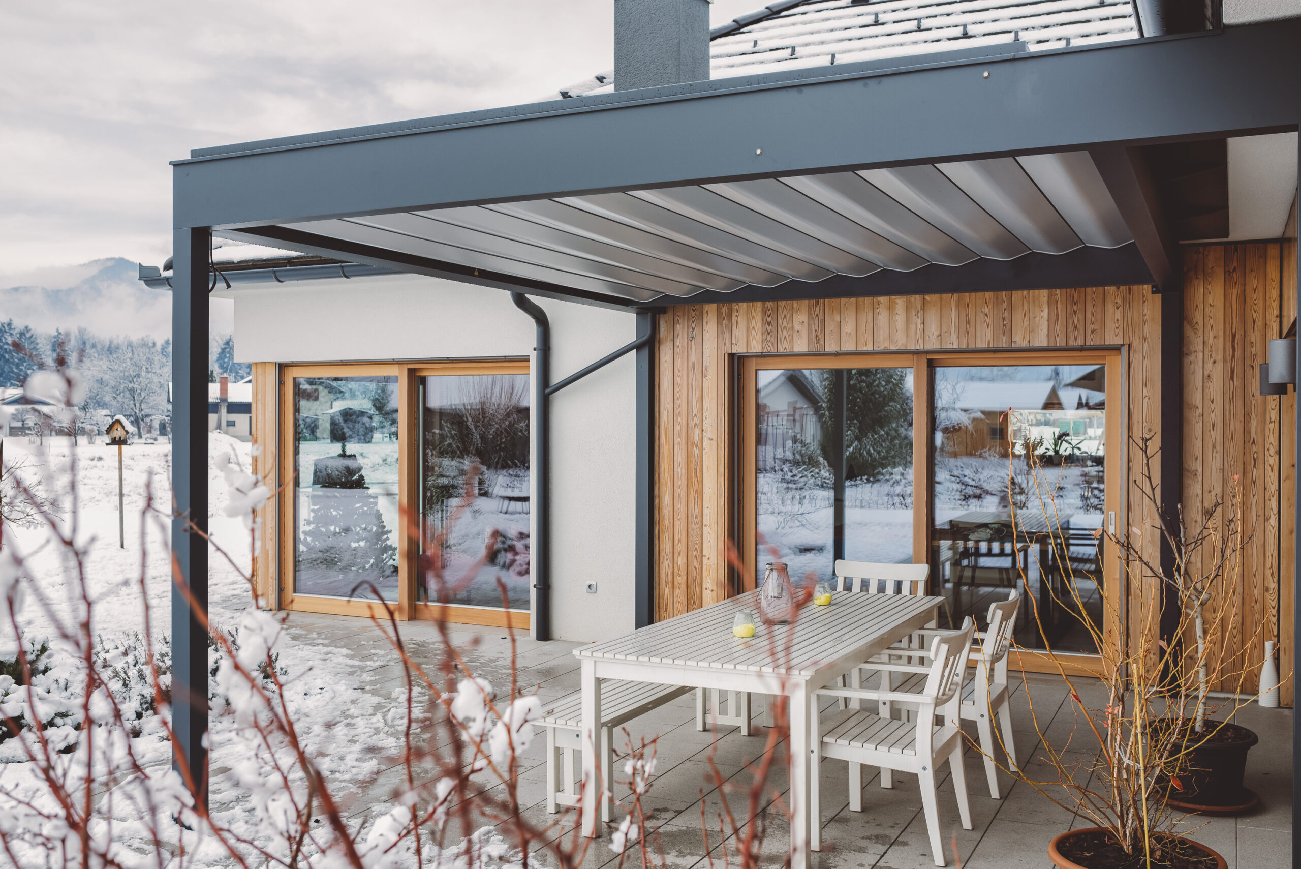 pergola vinter