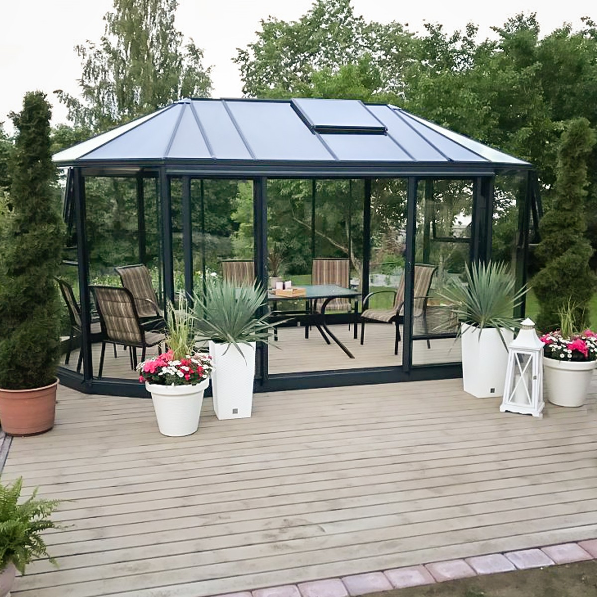 Oval drivhus orangeri - Ovalja 300
