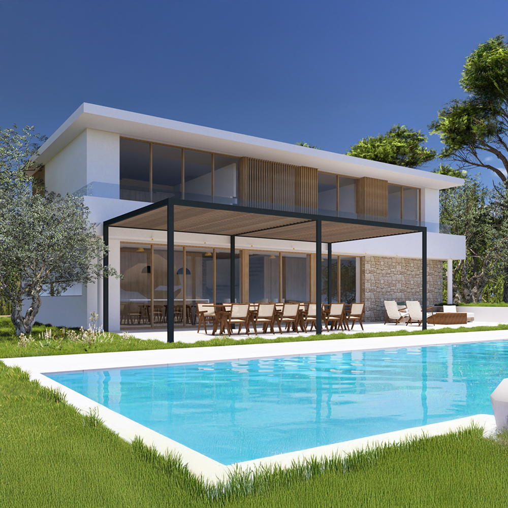 Aluminium pergola – Deco