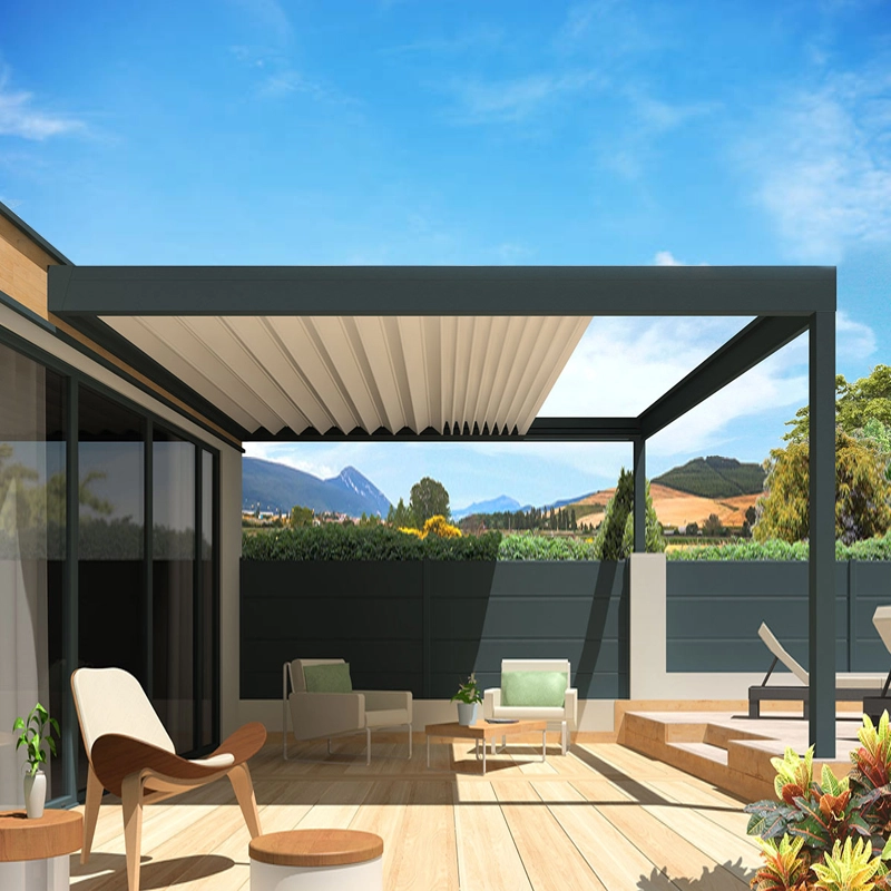 Pergola med lamelltak Drammen